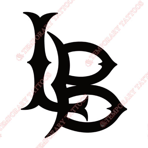 Long Beach State 49ers Customize Temporary Tattoos Stickers NO.4805